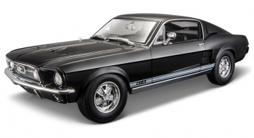 31166BK FORD MUSTANG GTA FASTBACK 1967 Black 1:18