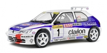 421186381	Peugeot 306 Maxi White #1 Rallye Monte Carlo 1996	1:18