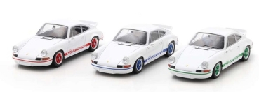 450725700	3er Set: 50 Jahre Porsche 911 Carrera 2.7 RS	1:43