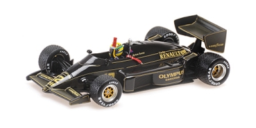 540853312	LOTUS RENAULT 97T – AYRTON SENNA – GP PORTUGAL 1985 (W/RAIN TYRES) – 1ST CAREER WIN – END OF RACE	1:43