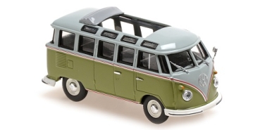 940052300	VOLKSWAGEN SAMBA BUS – 1961 – GREY/GREEN	1:43