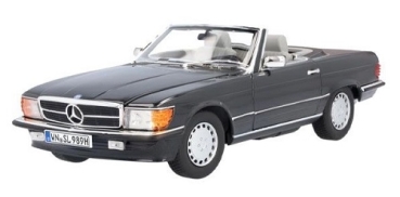 B66040678	Mercedes-Benz 300 SL R107 (1985-1989) Blue/Black	1:18