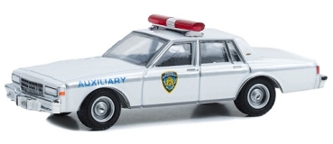 42774	1989 Chevrolet Caprice - New York City Police Dept (NYPD) Auxiliary with NYPD Squad Number Decal Sheet	1:64