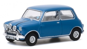 44880-A	The Italian Job (1969) - 1967 Austin Mini Cooper S 1275 MkI - Blue with Black Leather Straps	1:64