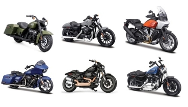 34360-43	Harley Assortment Serie 43 - Set of 12 pcs  	1:18