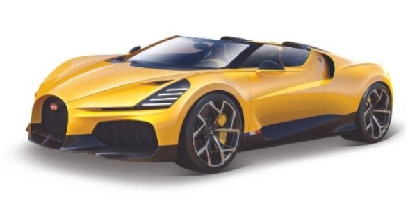 11051Y	Bugatti W16 Mistral yellow	1:18